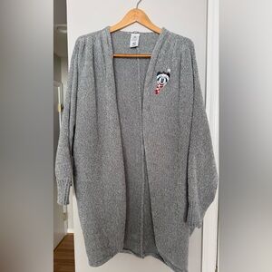 Disney Gray Women's Cardigan with Embroidery